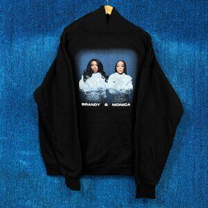 Brandy & Monica The Boy is Mine Tour Oversized Hoodie XXL